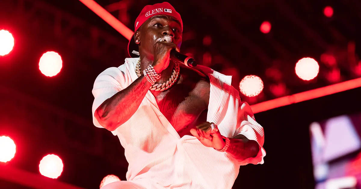 DaBaby on stage